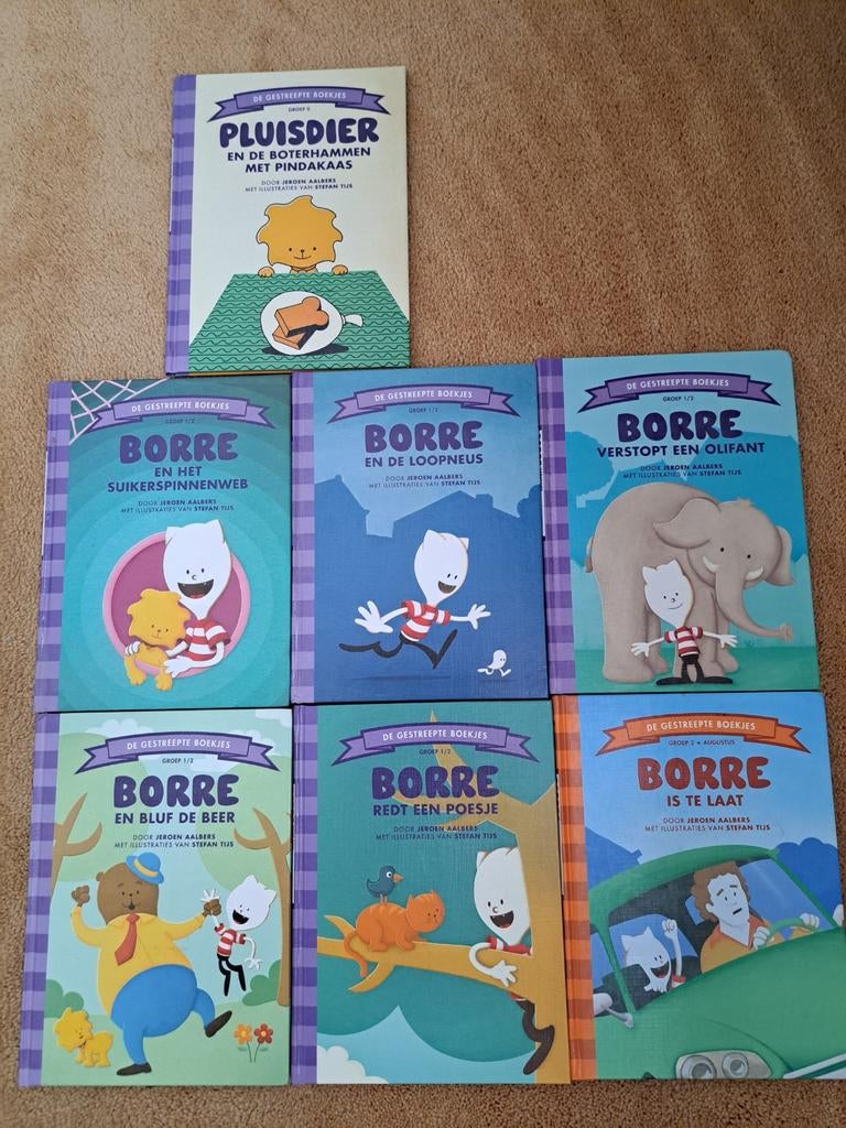 7 X BORRE boekjes, Ophalen of Verzenden, Zo goed als nieuw
