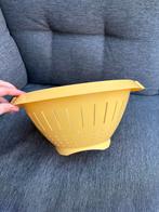 Gele vergiet kunststof / afdruipkom, Ophalen of Verzenden, Zo goed als nieuw