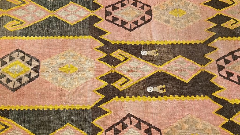 Antiek Oosters Meshkin Kelim 365x140/kleed/Perzisch tapijten, Ophalen of Verzenden