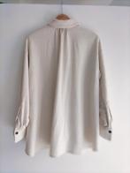 Prachtige blouse van het luxe merk Zenggi, Kleding | Dames, Ophalen of Verzenden, Nieuw, Beige