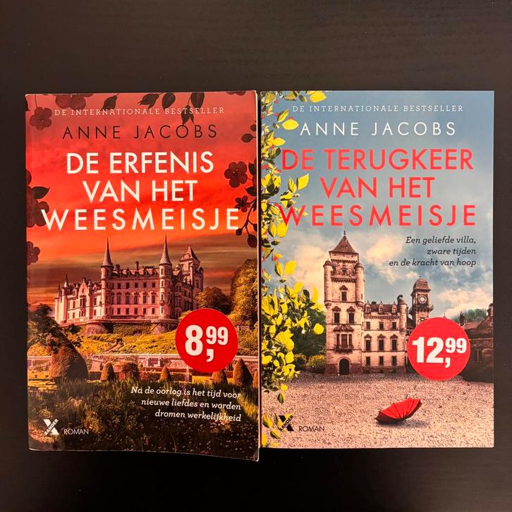 Anne Jacobs - Het Weesmeisje 2 boeken uit de serie, Boeken, Chicklit, Zo goed als nieuw, Ophalen of Verzenden