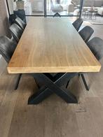 Eettafel, Ophalen, Gebruikt, 100 tot 150 cm, Eikenhout