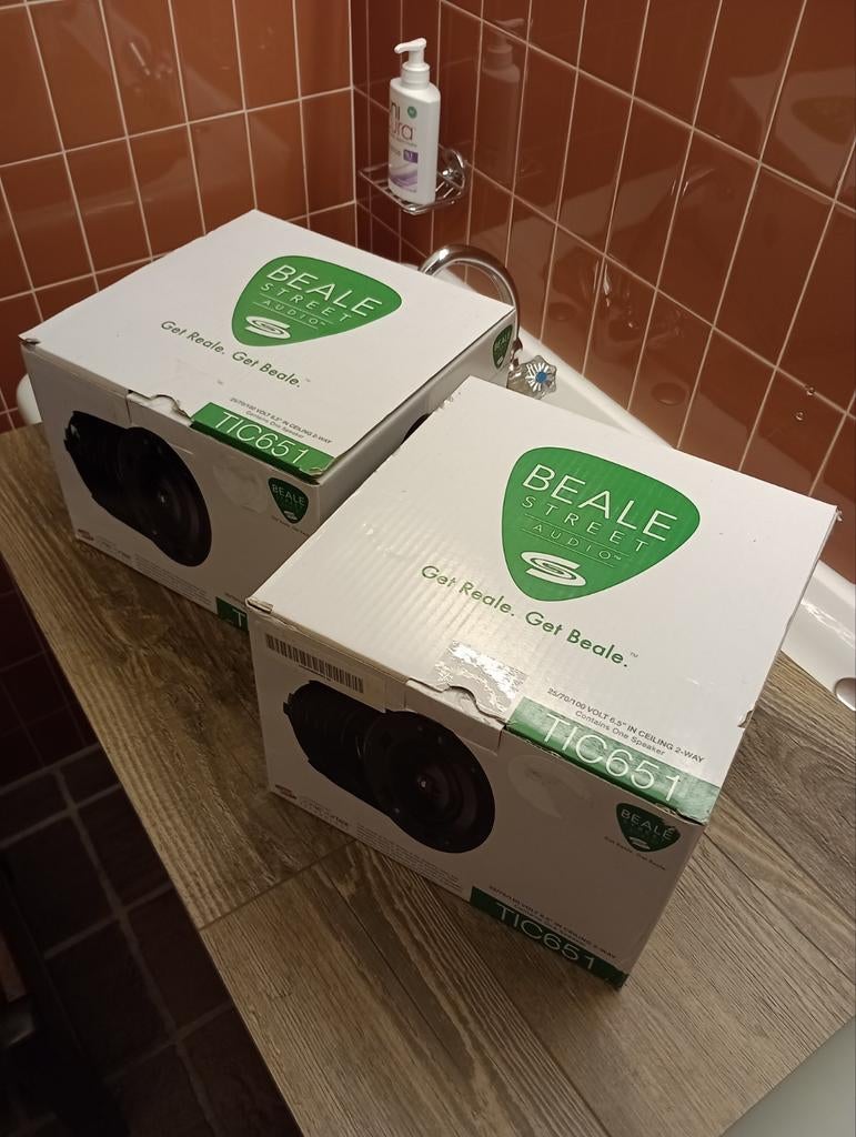 Professionele plafond inbouw speakers, Ophalen of Verzenden, Nieuw, Audio