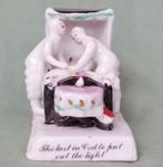 Antiek kermis porselein beeldje Fairing, Ophalen of Verzenden