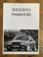 Prijslijst Mercedes-Benz Brabus C-klasse W202 zgan 1993, Nieuw, Mercedes-Benz, Mercedes, Ophalen of Verzenden
