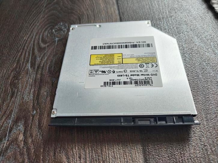 Laptop DVD Brander TS-L633 (Slimline SATA), Computers en Software, Optische drives, Gebruikt, Intern, Windows, Cd, Dvd, Ophalen of Verzenden