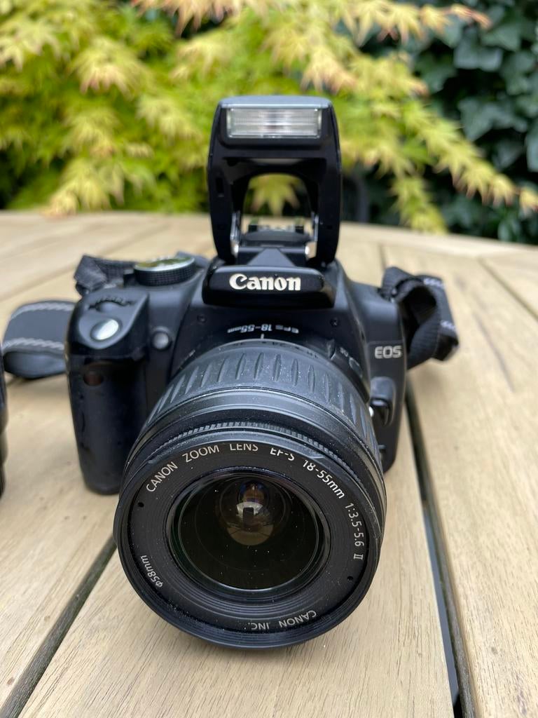 Complete set Canon EOS 350D, Gebruikt, Spiegelreflex, Canon, Ophalen of Verzenden