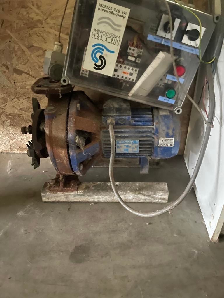 Lowara Waterpomp Krachtstroom 3 kW - Sterke Pomp, Ophalen of Verzenden, Gebruikt, Elektrisch, Beregeningspomp