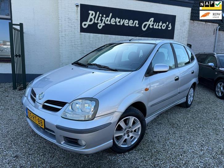Nissan Almera Tino 1.8 Tekna Airco | Camera | Goed Onderhoud, Auto's, Nissan, Bedrijf, Te koop, Almera Tino, ABS, Achteruitrijcamera