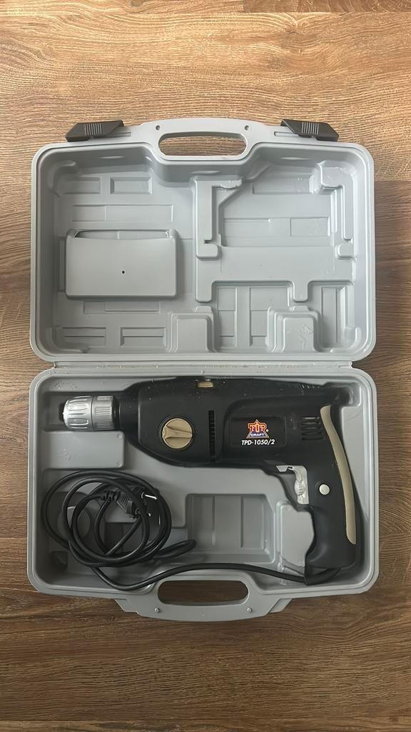 Boormachine Topcraft TPD-1050/2, Doe-het-zelf en Verbouw, Gereedschap | Boormachines, 600 watt of meer, Variabele snelheid, Ophalen of Verzenden