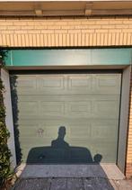 Elektrische roldeur met motor, groen, Ophalen, Kunststof, Garagedeur, Zo goed als nieuw