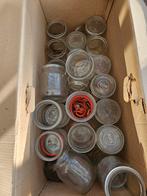 Doos vol met weck flessen., Ophalen, Glas, Pot, Bus of Blik