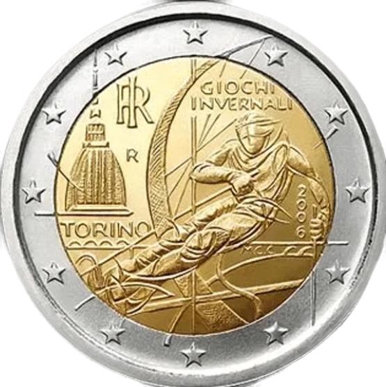 Euromunten, Postzegels en Munten, Munten | Europa | Euromunten, Ophalen of Verzenden, Italië, 2 euro, Losse munt