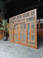 Antieke Indische poort | Uniek! XXL Wandbord | Hoofdbord, Ophalen of Verzenden