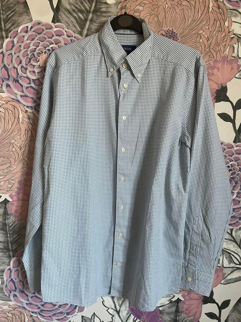 Eton hele gave blouse maat m, Kleding | Heren, Overhemden, Blauw, Ophalen of Verzenden, Zo goed als nieuw, X
