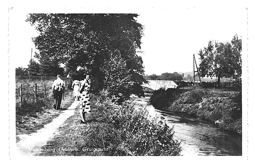 946906	Valkenburg	Geulhem	1957 Limb	Geul	Gelopen met zegel, Ophalen of Verzenden, 1940 tot 1960, Gelopen, Limburg