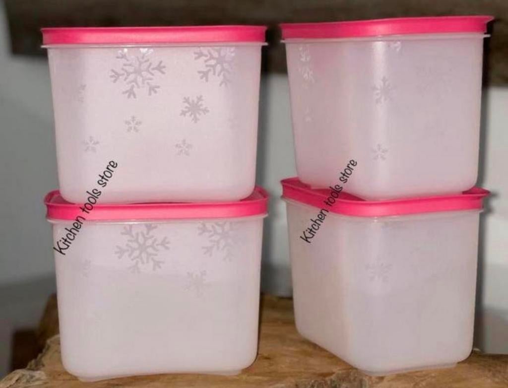 Tupperware set Diepvries dozen igloo Alaska 4x 1,1L voorraad, Huis en Inrichting, Keuken | Tupperware, Ophalen of Verzenden, Zo goed als nieuw