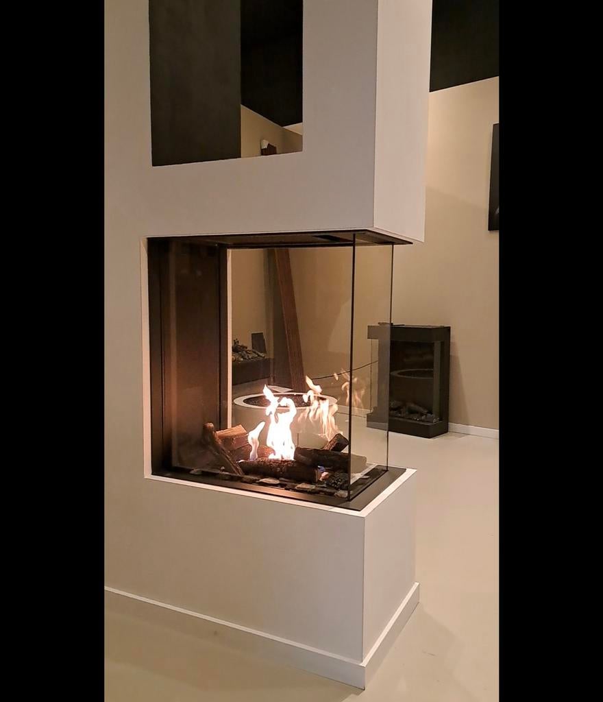 Bio-ethanol haard Element 4 roomdivider high end, Ophalen, Zo goed als nieuw, Vrijstaande haard, Overige soorten