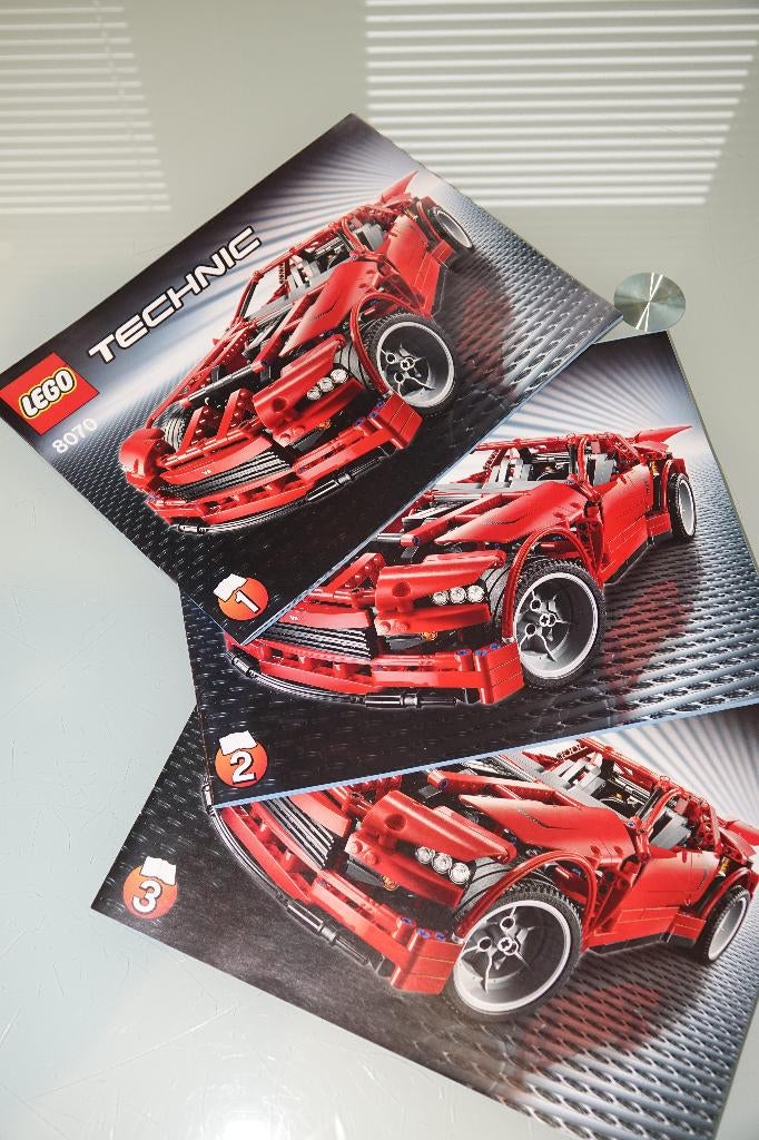 Lego Technic 8070 Repair Boekjes, Sticker, Wielen etc., Ophalen of Verzenden, Gebruikt, Losse stenen, Lego
