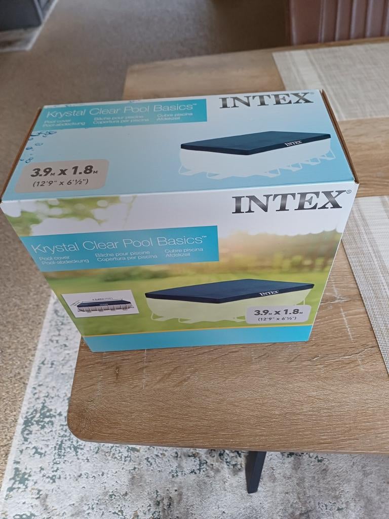 Intex Krystal Clear Pool Basics afdekzeil, Minder dan 80 cm, Nieuw, Ophalen of Verzenden, Minder dan 200 cm