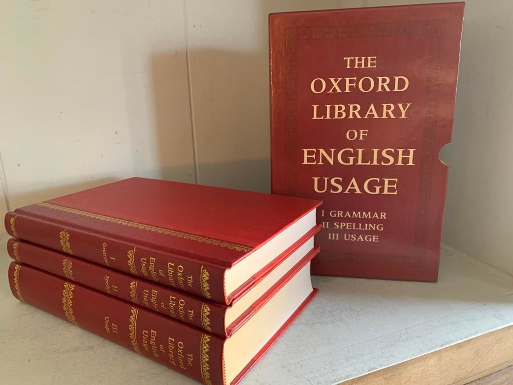 The Oxford Library of English Usage - 3-delige set, Ophalen of Verzenden, Zo goed als nieuw, Non-fictie
