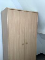 Hang-legkast beuken, Ophalen, Met deur(en), Gebruikt, 50 tot 100 cm