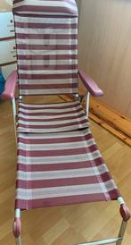 Crespo kampeerstoelen bordeauxrood 2stuks, Ophalen, Gebruikt, Aluminium, Verstelbaar