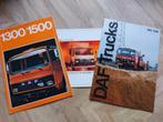 3x Daf leuke vrachtwagen folders o.a. 1100 -1300 - 1500, Boeken, Auto's | Folders en Tijdschriften, Ophalen of Verzenden, Zo goed als nieuw