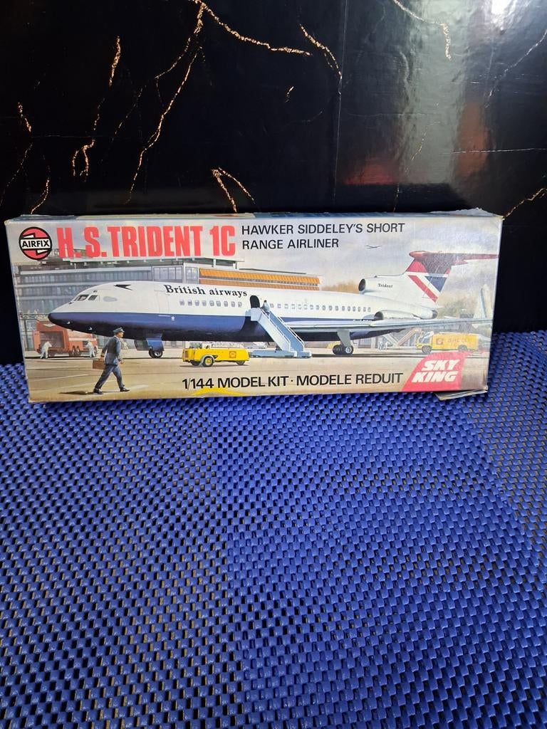 Airfix H.S. Trident 1C British Airways 1:144 Modelbouwkit, Ophalen of Verzenden, 1:72 tot 1:144, Overige merken
