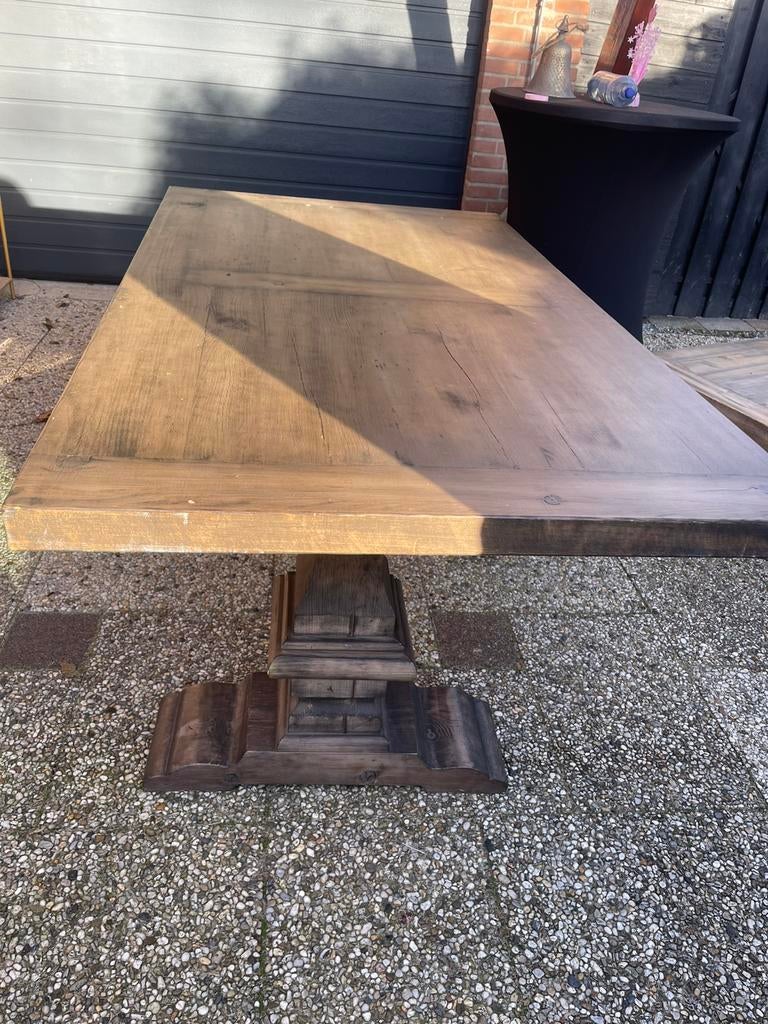 Kloostertafel, Huis en Inrichting, Tafels | Eettafels, Ophalen, Gebruikt, 50 tot 100 cm, 150 tot 200 cm