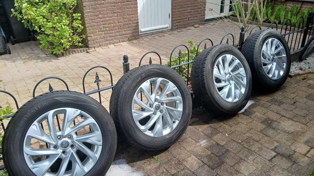 Originele Renault espace 18 inch velgen, met winterbanden, Auto-onderdelen, Banden en Velgen, Ophalen, 18 inch, Gebruikt, 255 mm