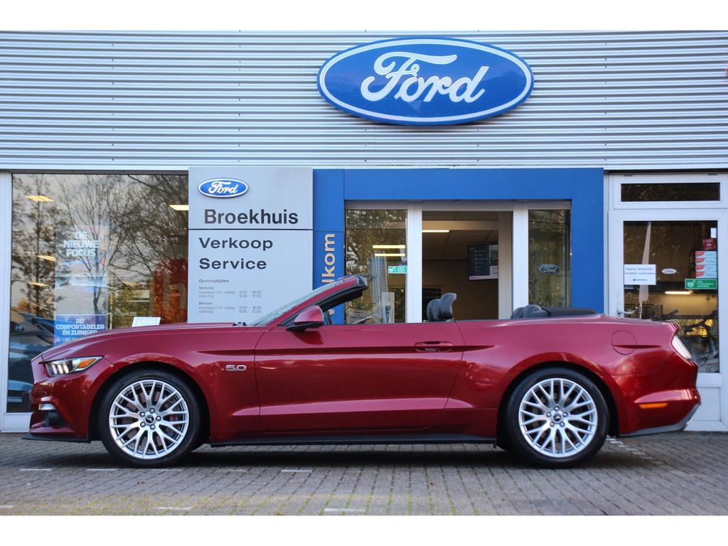 Ford Mustang Convertible 5.0 GT AUTOMAAT, Auto's, 12 maanden, Gebruikt, 4 stoelen, Bedrijf