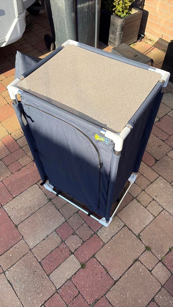 Campart Travel campingkast Blauw, Caravans en Kamperen, Kampeermeubelen, Ophalen, Gebruikt, Campingkast