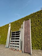 Nette aluminium rolsteiger layher 10.20 werkhoogte, Ophalen, Rolsteiger of Kamersteiger, 5 meter of hoger