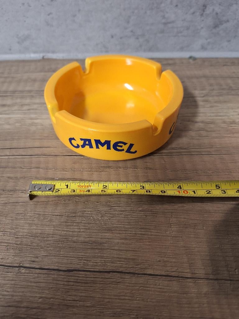 Vintage reclame asbak Camel sigaretten jaren 80 mooie staat, Ophalen of Verzenden, Zo goed als nieuw, Asbak