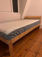 Eenpersoonsbed 94x205 cm, Ophalen, Eenpersoons, Hout, 90 cm