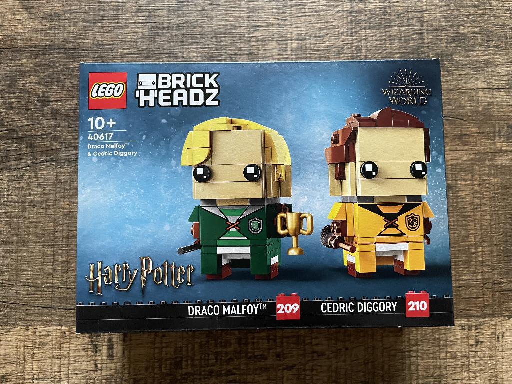 Lego BrickHeadz 40617: Draco Malfoy & Cedric Diggory SEALED, BrickHeadz, Lego, Nieuw, Ophalen of Verzenden