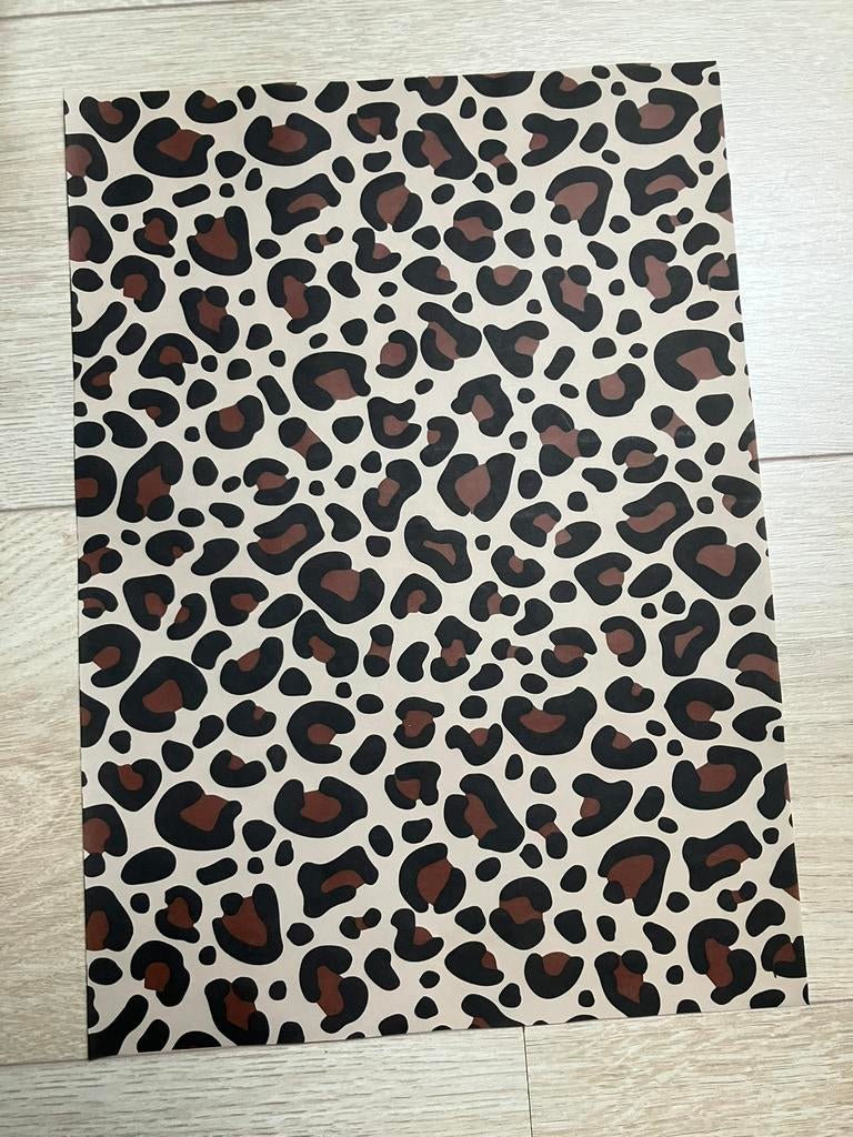 10 vellen vloeipapier luipaard, Ophalen of Verzenden, Nieuw