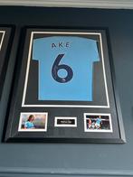 Ingelijst gesigneerd voetbalshirt Nathan Ake Manchester City, Ophalen, Zo goed als nieuw, Buitenlandse clubs, Shirt