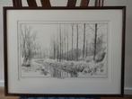 Litho - de Tongelreep - Gesigneerd - Piet Hohmann, Ophalen of Verzenden
