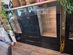 4 moderne kasten set - Vitrinekast, 2x Dressoir, tv-meubel, Huis en Inrichting, Ophalen, Gebruikt