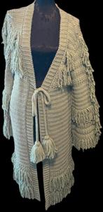 Prachtig Isla Ibiza lang vest boho franjes gebreid xl, Kleding | Dames, Truien en Vesten, Ophalen, Zo goed als nieuw, Maat 46/48 (XL) of groter