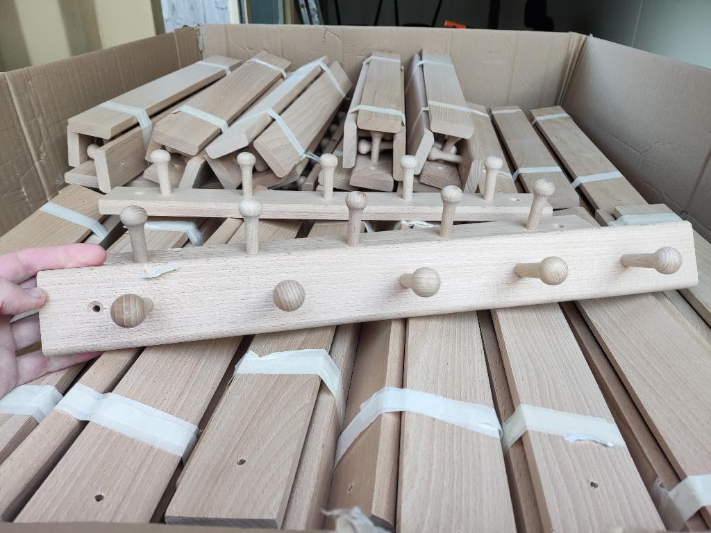 Partij kapstokken - hout en onbewerkt!, Huis en Inrichting, Woonaccessoires | Kapstokken, Nieuw, Minder dan 100 cm, Hout, Ophalen