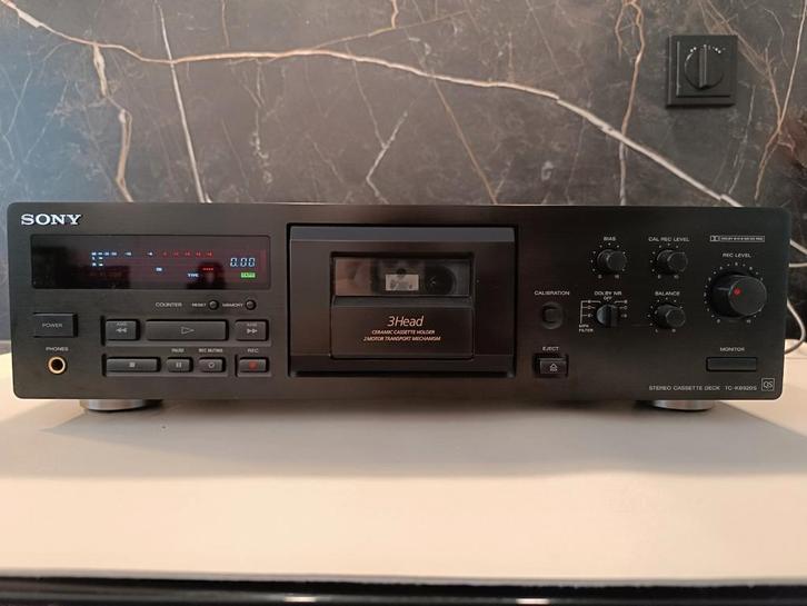 Sony TC‑KB920S QS Cassette Deck – In absolute nieuwstaat!, Audio, Tv en Foto, Cassettedecks, Enkel, Sony, Tiptoetsen, Tape counter