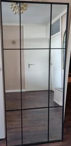 Spiegel groot zwart Jysk, Huis en Inrichting, Kasten | Vitrinekasten, Zo goed als nieuw, Minder dan 100 cm, 25 tot 50 cm, 50 tot 100 cm