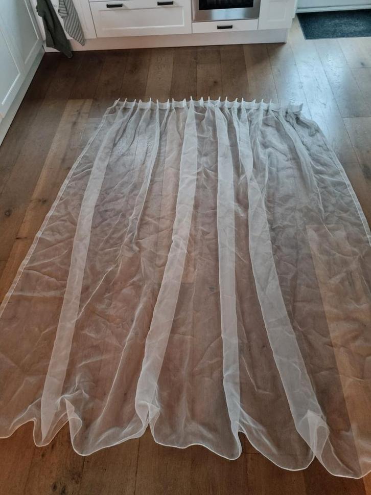 Prachtig voile gordijn 150cm x 250cm € 15,-, Huis en Inrichting, Stoffering | Gordijnen en Lamellen, Zo goed als nieuw, 200 cm of meer