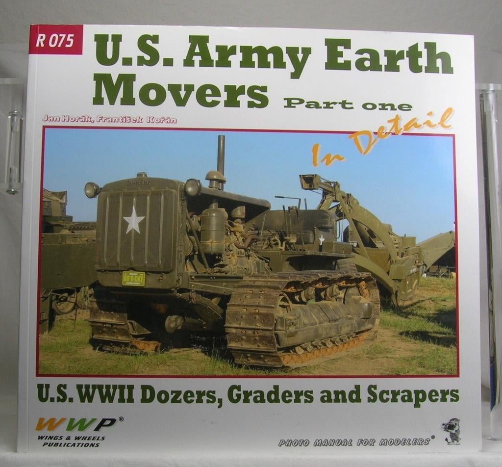 Detail boek: WW2 US Army Dozers, Graders & Scrapers., Tank, Italeri, 1:32 tot 1:50, Ophalen of Verzenden