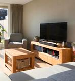 Teakhouten tv-meubel, Huis en Inrichting, Ophalen, Gebruikt, 100 tot 150 cm, Minder dan 100 cm