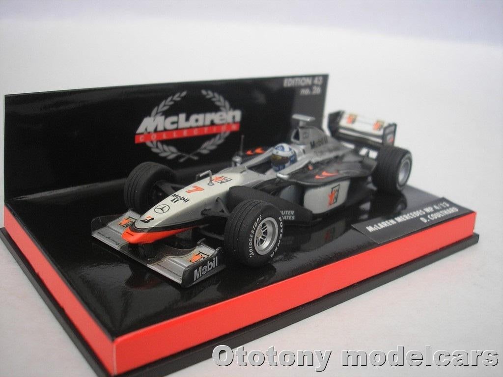 McLaren MP4/13 Mercedes #7 1998 Coulthard 1/43 Minichamps, Ophalen of Verzenden, Nieuw, Auto, MiniChamps