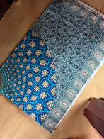 Handgeschilderd Iraans Tafelkleed - 150x230 cm, Ophalen of Verzenden, Zo goed als nieuw, Rechthoek, Binnen